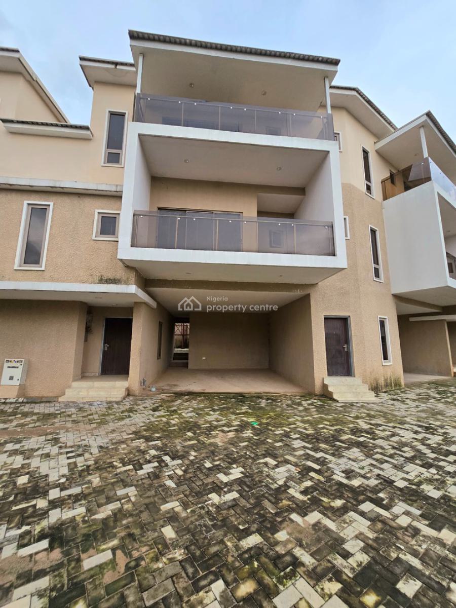 Supper Finished 6 Units of Luxury 5 Bedroom Terrace Duplexes, Bq, Cofo, Serene Neighborhood, on a Good Access Road, Guzape District, Abuja, Terraced Duplex for Sale