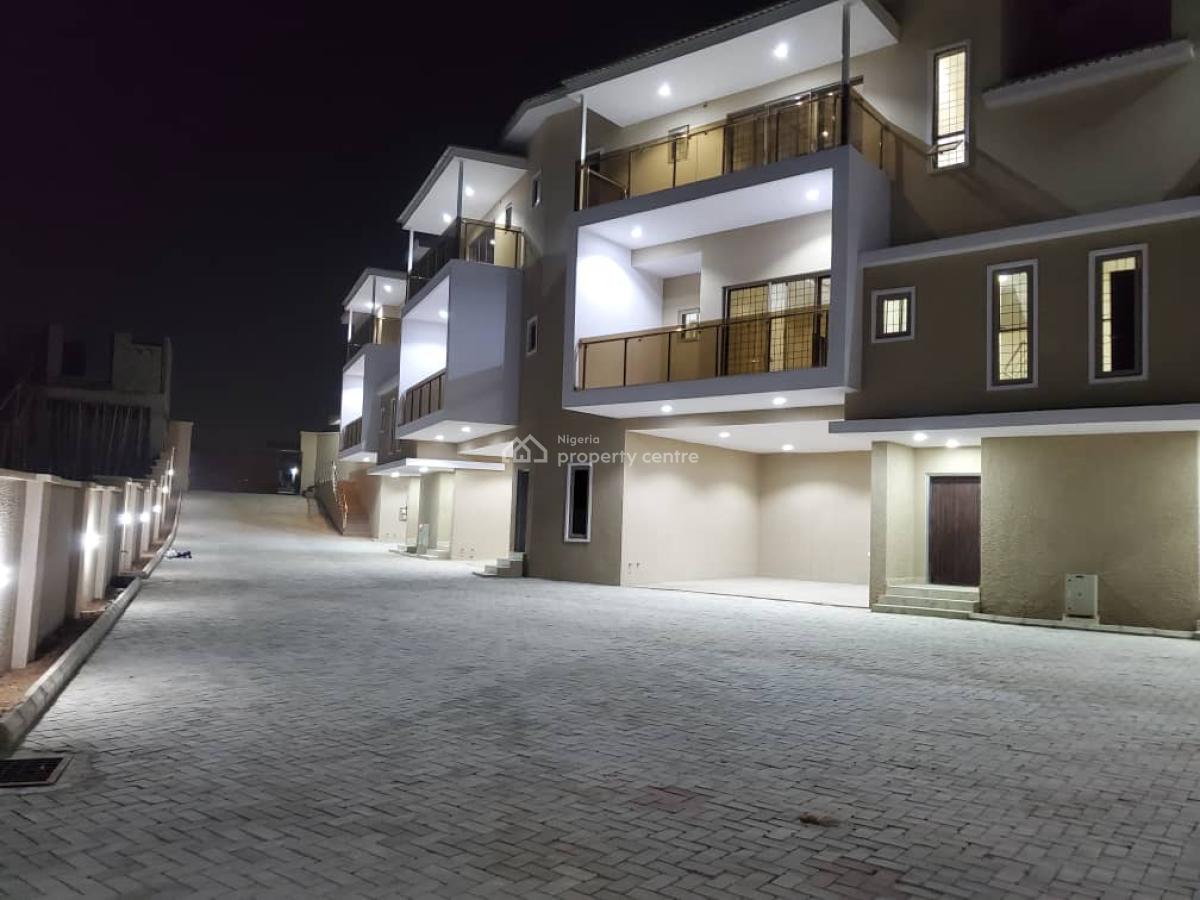 Supper Finished 6 Units of Luxury 4 Bedroom Terraced Duplex, Bq,c of O, Guzape District, Abuja, Terraced Duplex for Sale