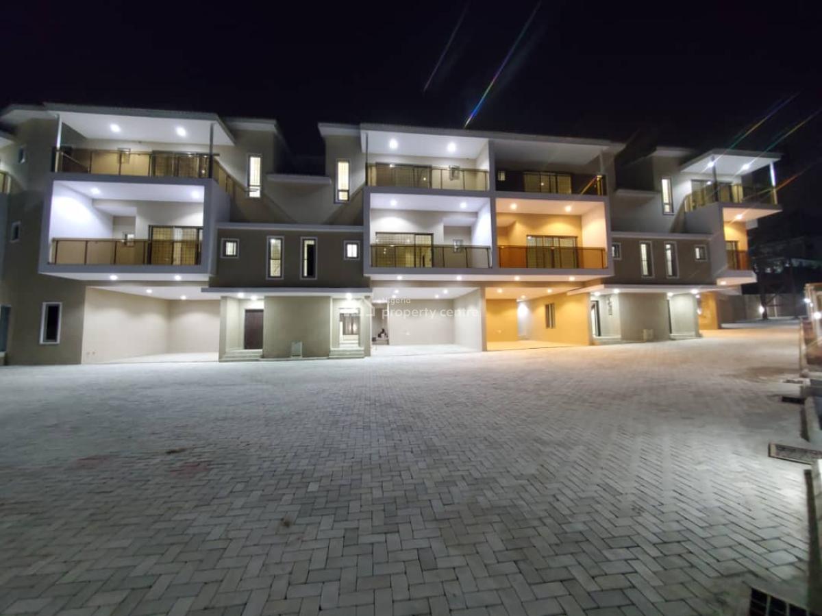 Supper Finished 6 Units of Luxury 4 Bedroom Terraced Duplex, Bq,c of O, Guzape District, Abuja, Terraced Duplex for Sale