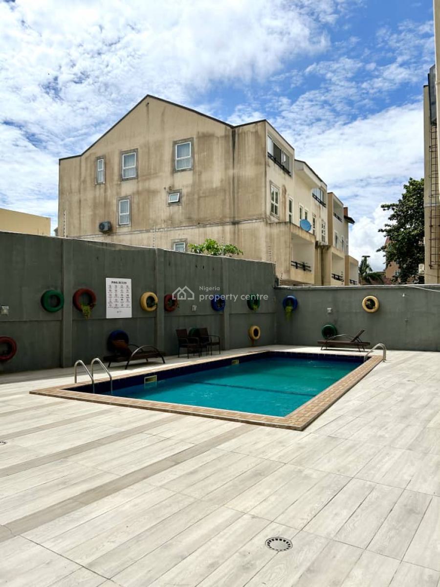 3 Bedroom Apartment with Pool, Gym with Furnished Kitchen, Fast Internet Available., Ikoyi, Lagos, Flat / Apartment Short Let