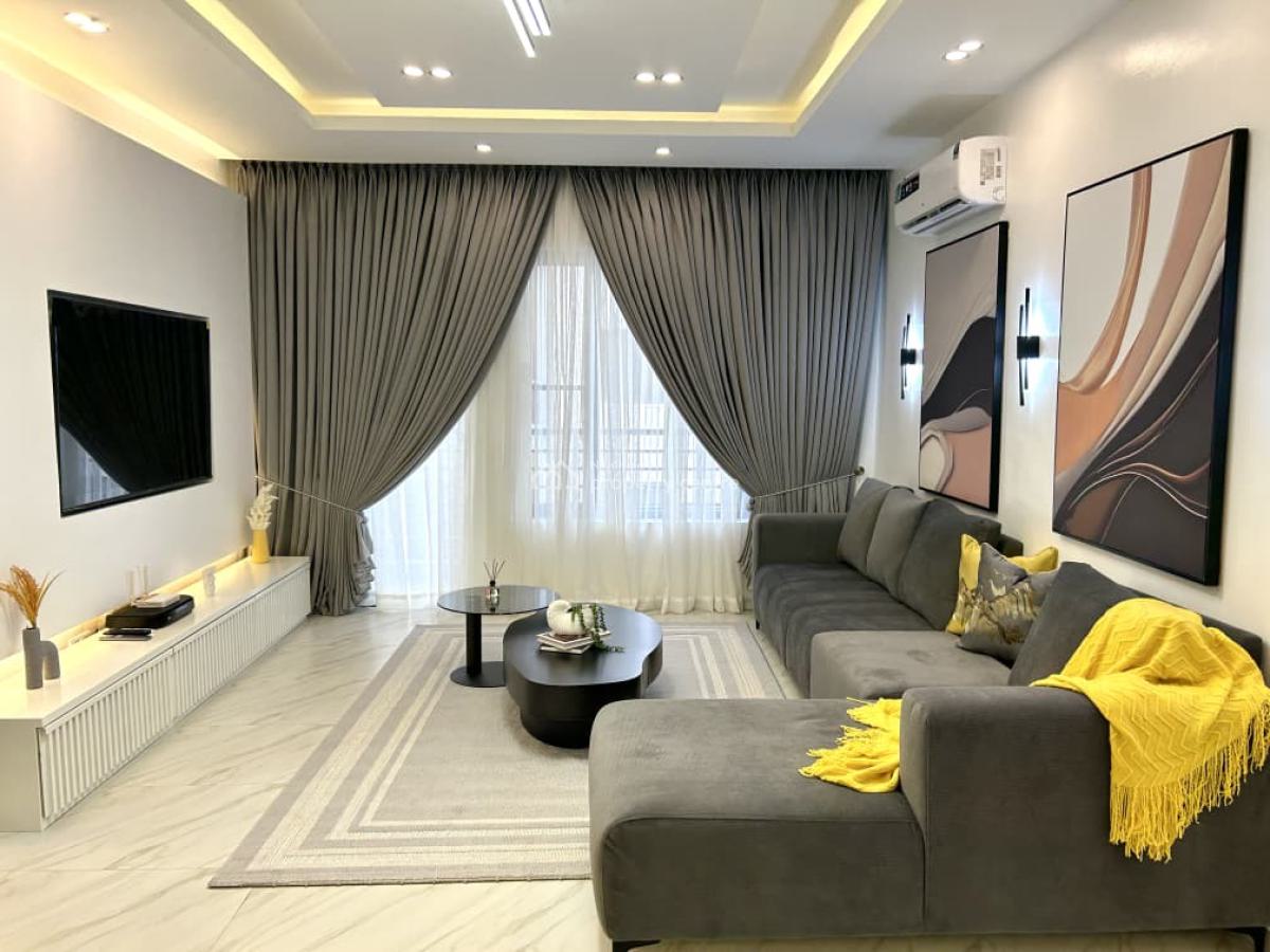 Luxurious 3 Bedroom with Dining Area & Swimming Pool, on The 6th Floor with a Water View, Ikoyi, Lagos, Flat / Apartment Short Let