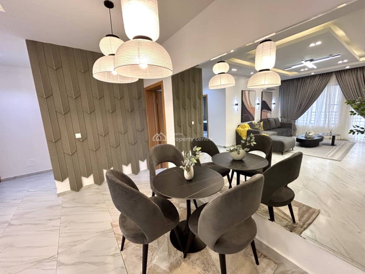 Luxurious 3 Bedroom with Dining Area & Swimming Pool, on The 6th Floor with a Water View, Ikoyi, Lagos, Flat / Apartment Short Let