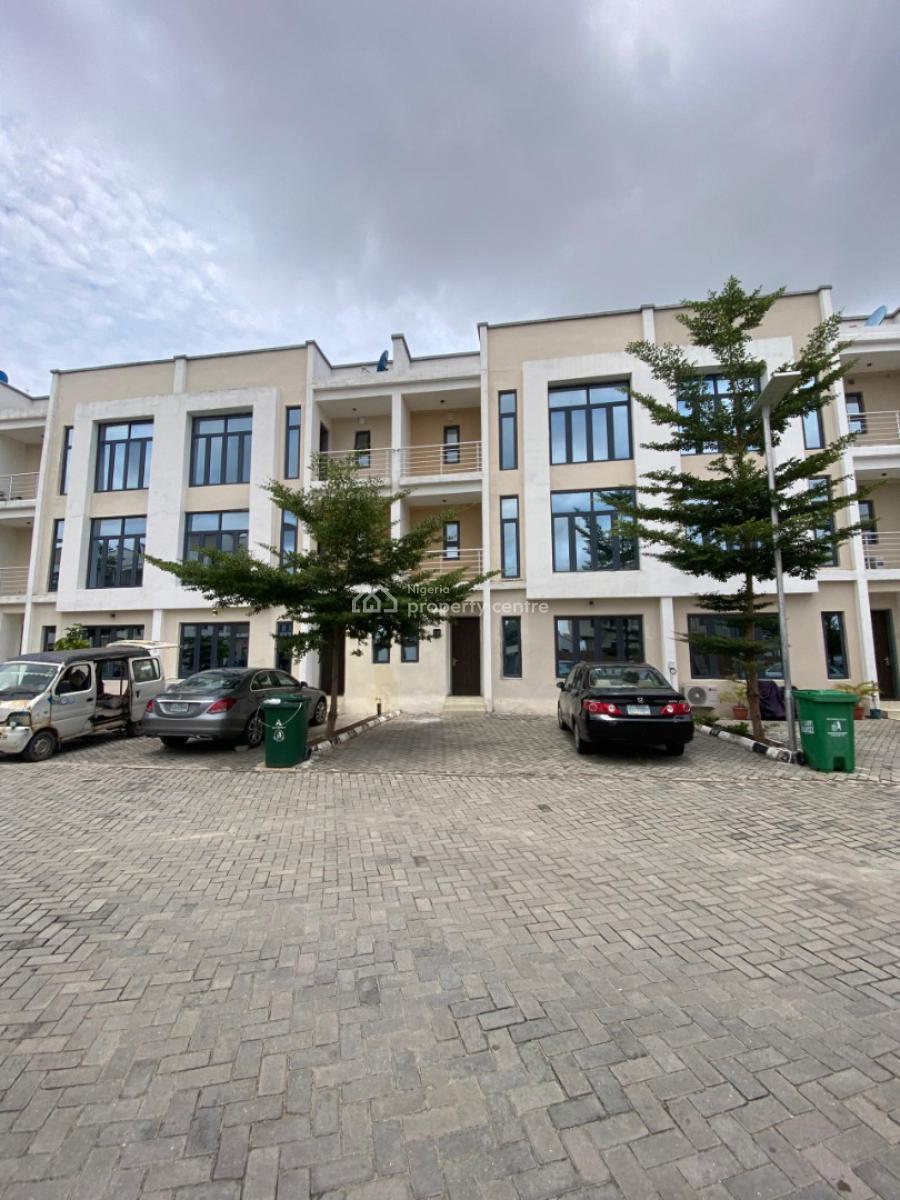 4 Bedroom Terrace Duplex with Bq, Coopeast Layout Beach Resort Estate Osapa, Lekki, Lagos, Terraced Duplex for Rent