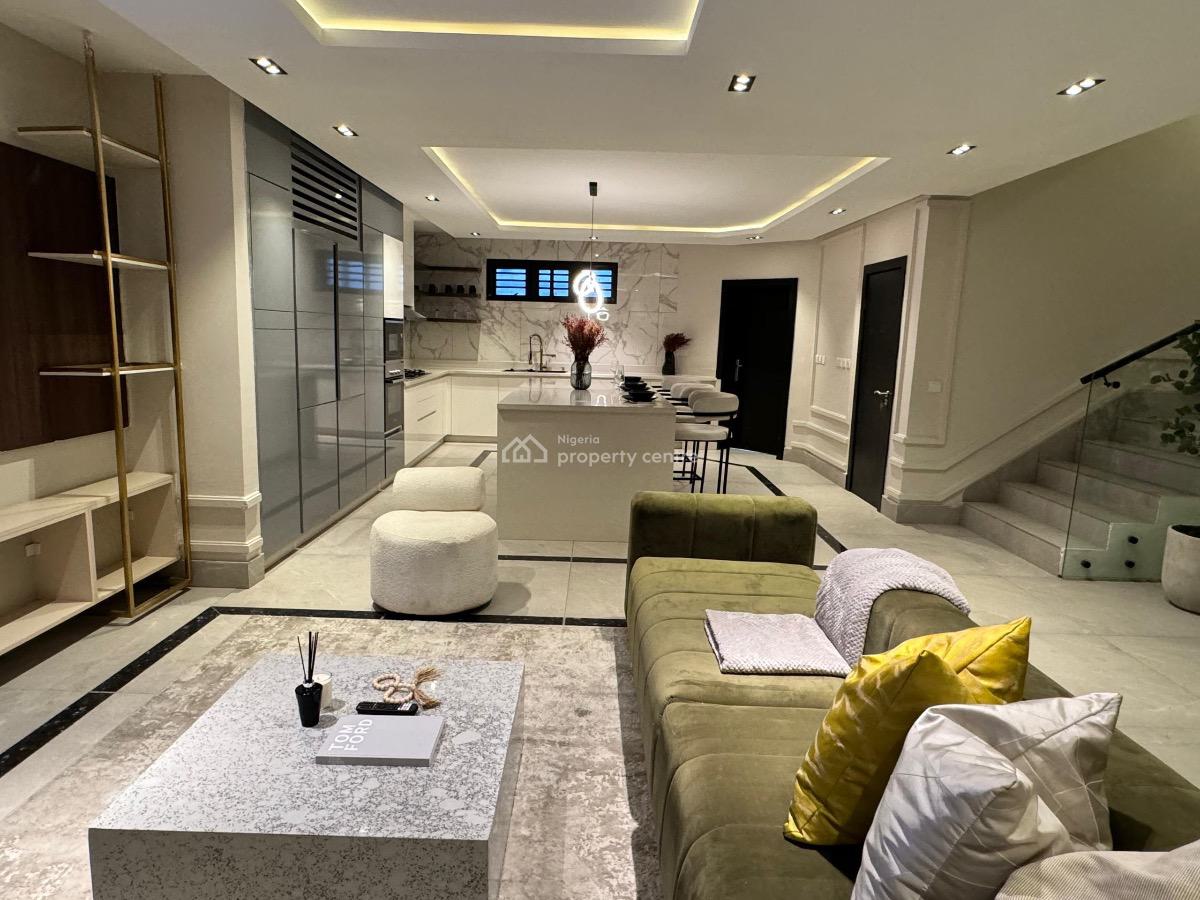 Luxury 4 Bedroom Duplex with Lounge, Pool & Ps5, Fully Furnished Kitchen, Lekki Phase 1, Lekki, Lagos, Terraced Duplex Short Let