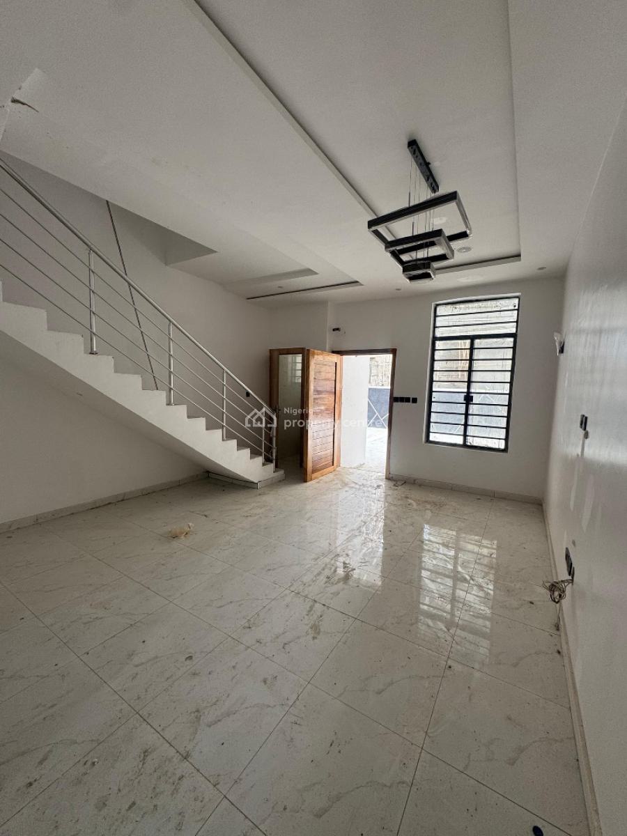 Lovely Built 4 Bedroom Terrace Duplex with Bq in Secure Estate, Chevron, Lekki, Lagos, Terraced Duplex for Sale