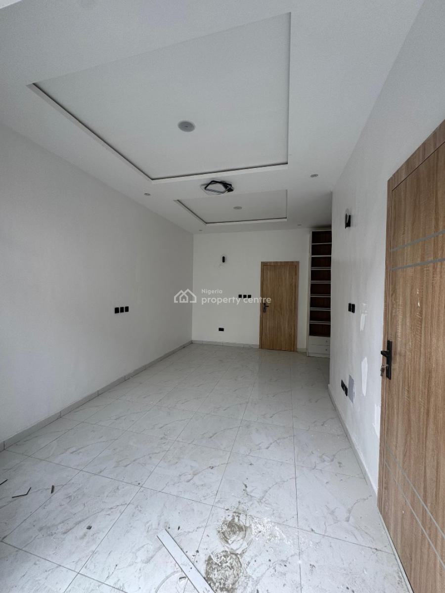 Lovely Built 4 Bedroom Terrace Duplex with Bq in Secure Estate, Chevron, Lekki, Lagos, Terraced Duplex for Sale