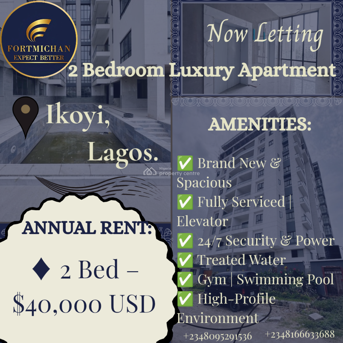 Newly Built, Fully Serviced Apartment Units, Ikoyi, Lagos, Flat / Apartment for Rent