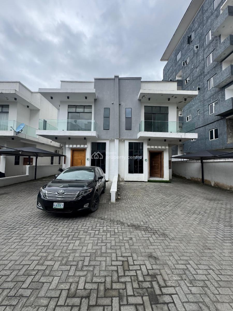 The Most Affordable 4 Bedroom Semi Detached Duplex with Bq, Osapa, Lekki, Lagos, Semi-detached Bungalow for Sale