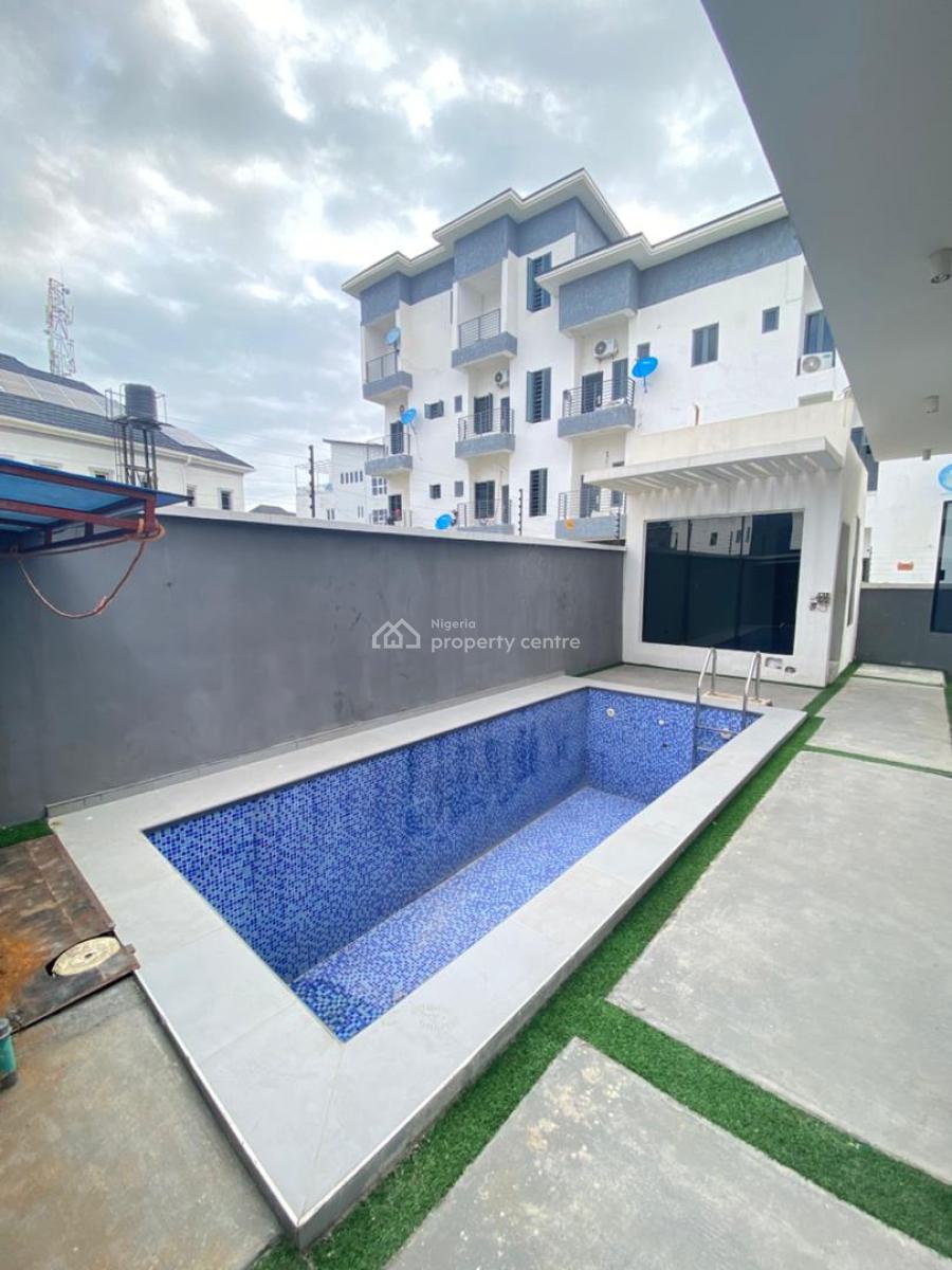 an Impeccable 4 Bedroom Fully-detached Duplex with Bq, Pool,, Chevron Toll Gate, Lekki, Lagos, Detached Duplex for Sale