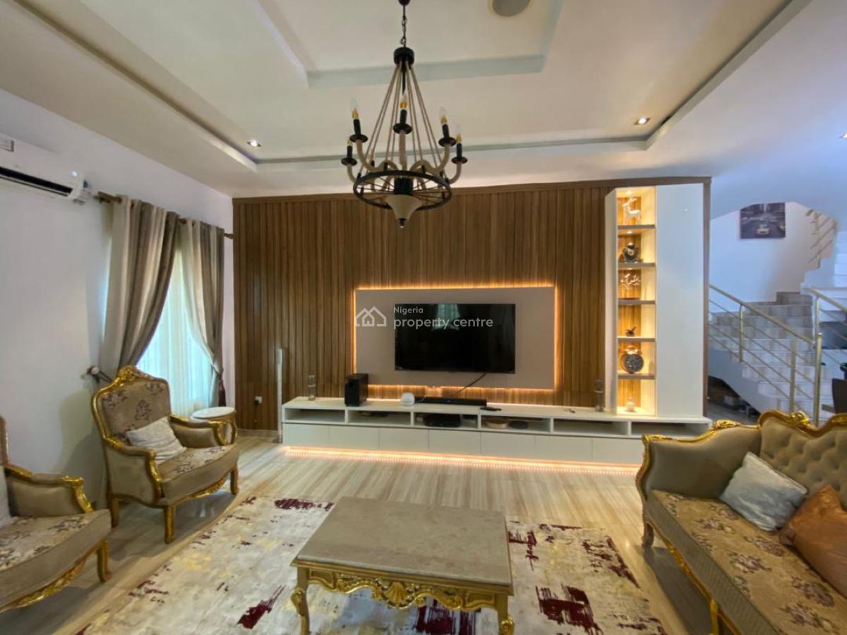 Newest and Cozy 5 Bedroom  with 24 Hours Light and Internet, Beside Pinnock, Osapa, Lekki, Lagos, Detached Duplex Short Let