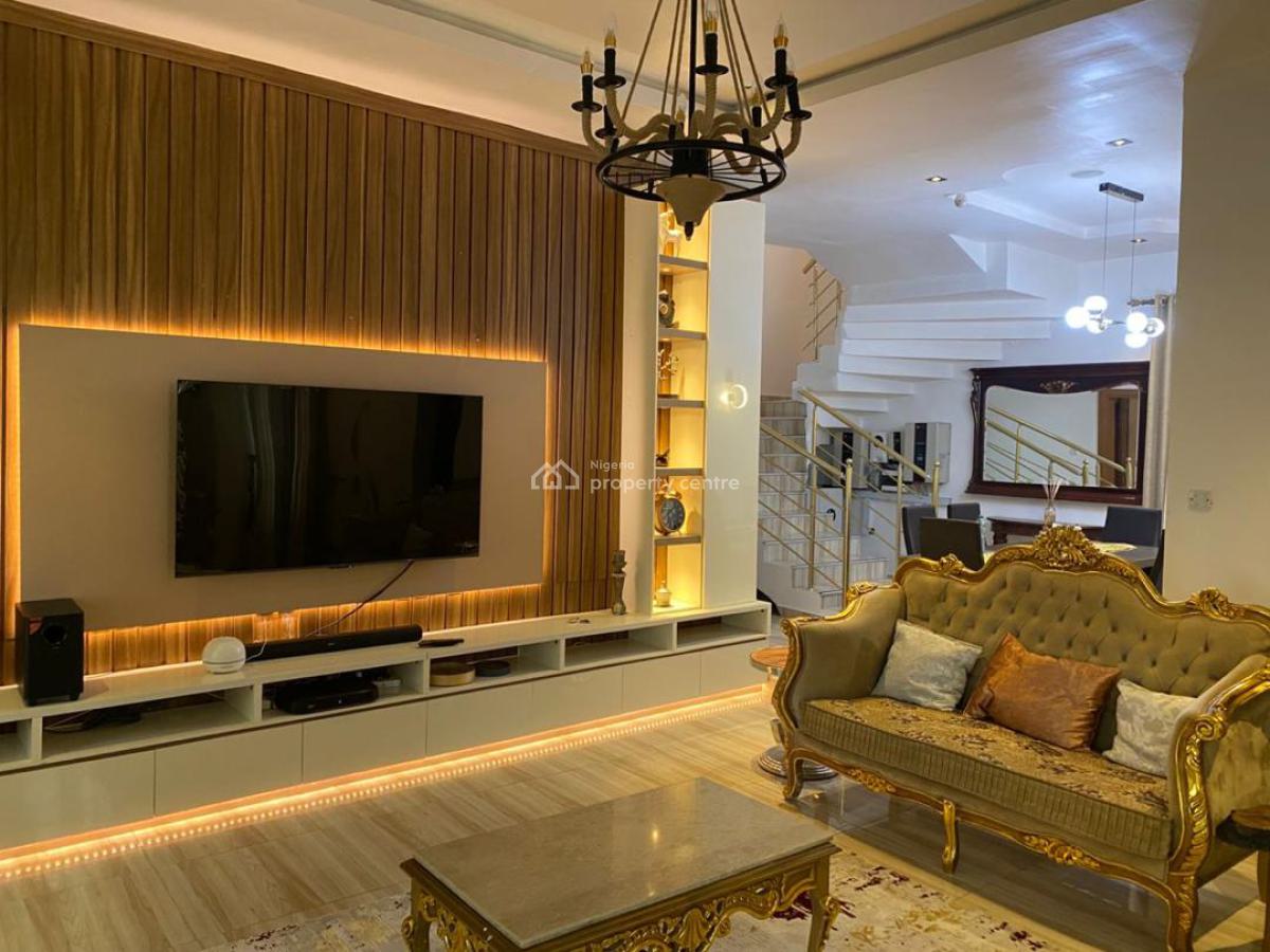 Newest and Cozy 5 Bedroom  with 24 Hours Light and Internet, Beside Pinnock, Osapa, Lekki, Lagos, Detached Duplex Short Let