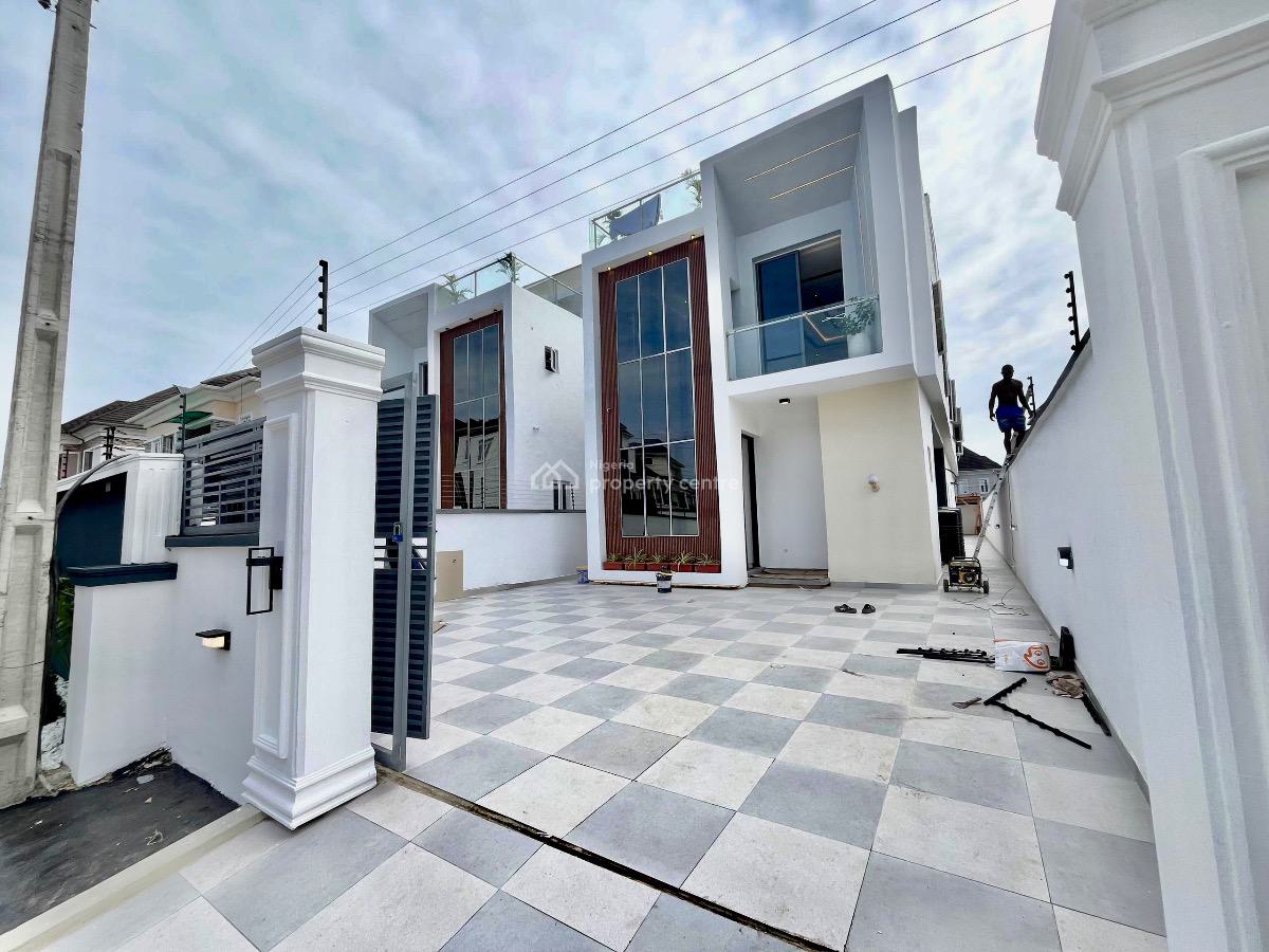 Premium 5-bedroom Detached Duplex with Bq, Swimming Pool, Cinema & Gym, Chevron Drive, Lekki, Lagos, Detached Duplex for Sale