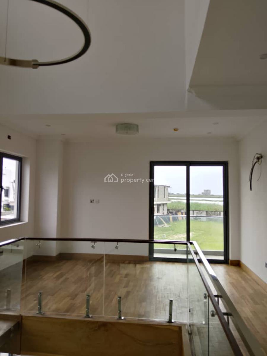 New Waterview Semi Smart 5bedroom Duplex with Bq,cinema,2 Kitchen,etc, Cowrie Creek Luxury Estate By Nicon Town Road, Lekki, Lagos, Detached Duplex for Sale