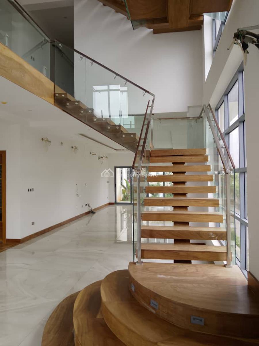 New Waterview Semi Smart 5bedroom Duplex with Bq,cinema,2 Kitchen,etc, Cowrie Creek Luxury Estate By Nicon Town Road, Lekki, Lagos, Detached Duplex for Sale