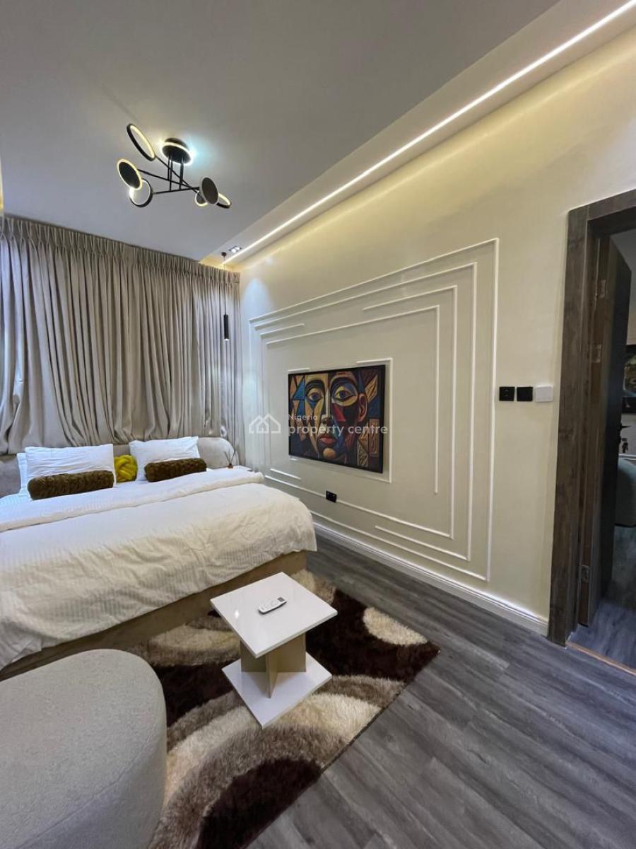 Brand New Stunning 1/2-bedroom Modern Apartment with Pool and Ps5, Ikate, Lekki, Lagos, Flat / Apartment Short Let