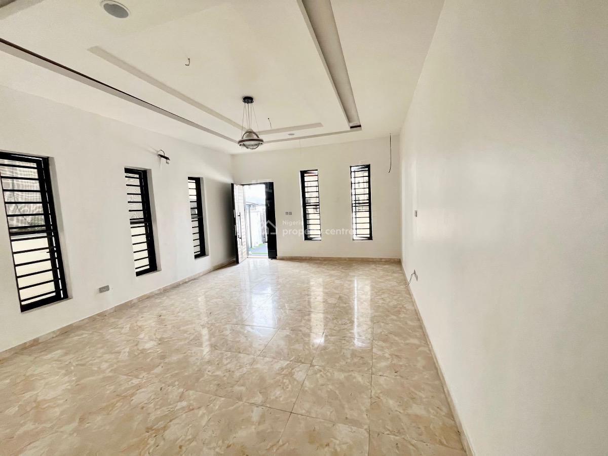Modern 4-bedroom Semi-detached Duplex with Bq, Chevron Drive, Lekki, Lagos, Detached Duplex for Rent
