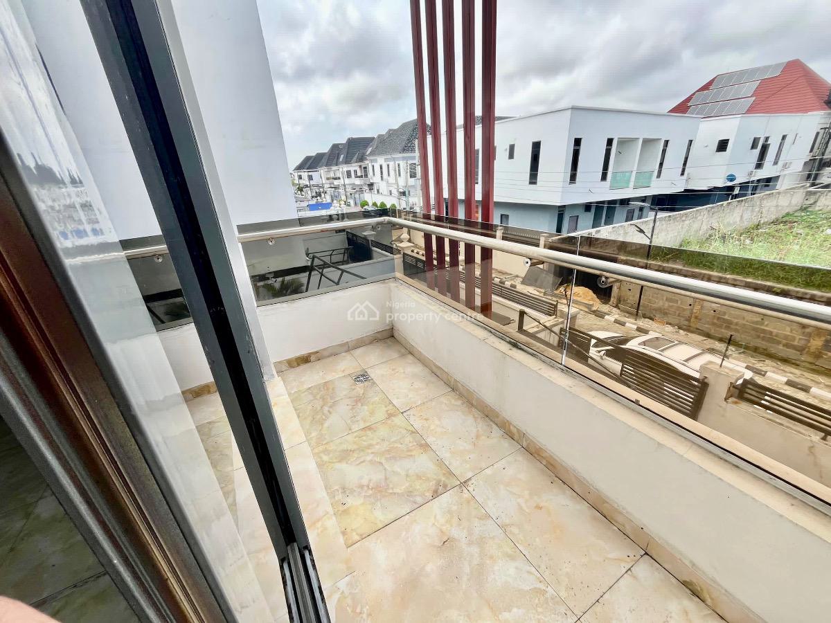 Modern 4-bedroom Semi-detached Duplex with Bq, Chevron Drive, Lekki, Lagos, Detached Duplex for Rent