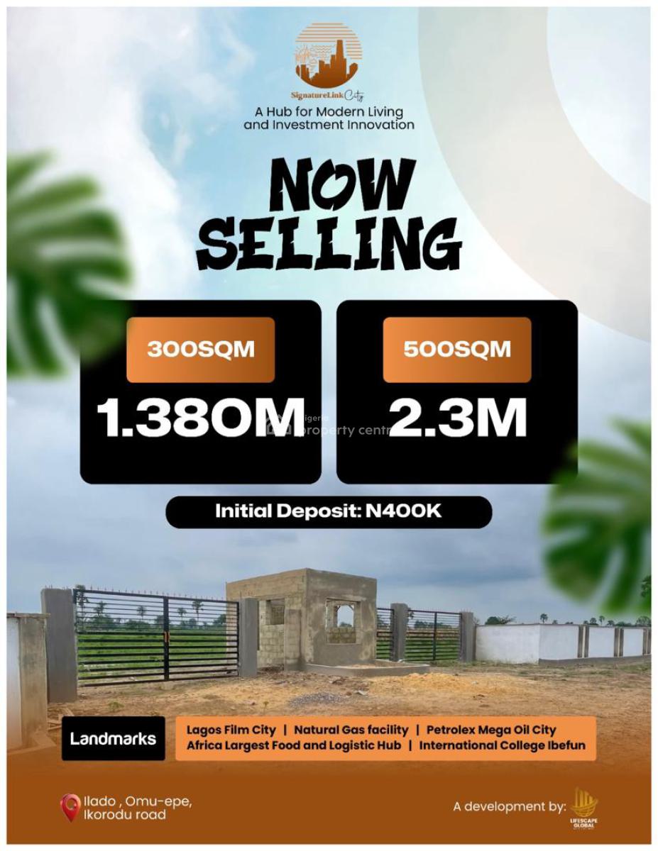 Future Ready Plots with Maximum Roi, 400k Down Payment, Lagos Film City,africas Largest Food Hub,off Omu-epe -- Ikorodu Road, Epe, Lagos, Land for Sale