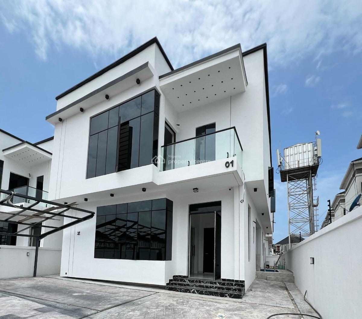 Spacious 5 Bedroom Fully Detached Duplex with Bq and a Swimming Pool., Orchid Road, Lekki, Lagos, Detached Duplex for Sale