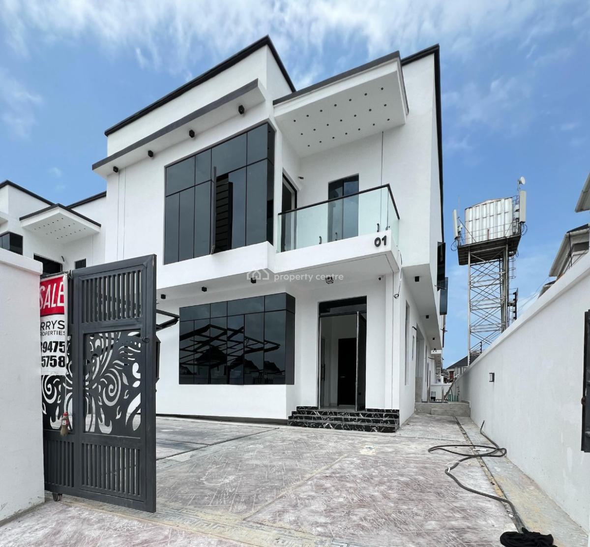 Spacious 5 Bedroom Fully Detached Duplex with Bq and a Swimming Pool., Orchid Road, Lekki, Lagos, Detached Duplex for Sale