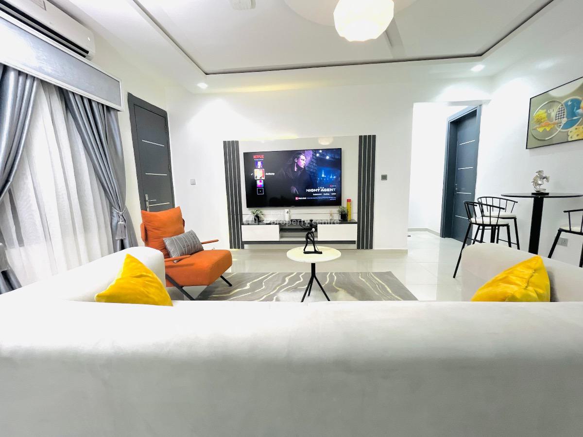 Our Stunning 3 Bed Apartment with Swimming Pool, Gym, Ps5 (fifa 25 & M, Lekki Phase 1, Lekki, Lagos, Flat / Apartment Short Let