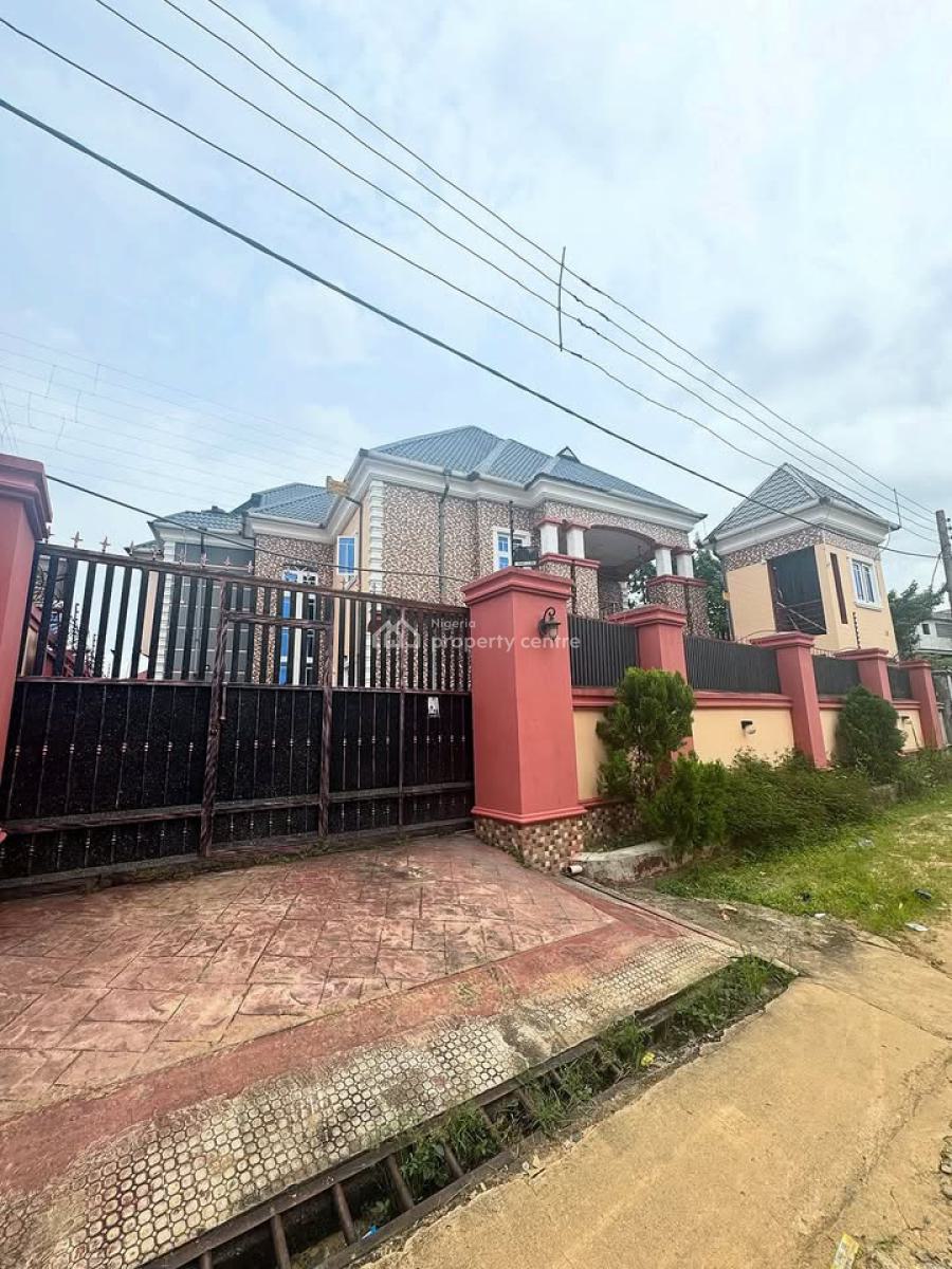 4 Bedroom Duplex Wt. 1 Bq & Gatehouse, Off Adageorge Road By New Road, Port Harcourt, Rivers, Detached Duplex for Sale