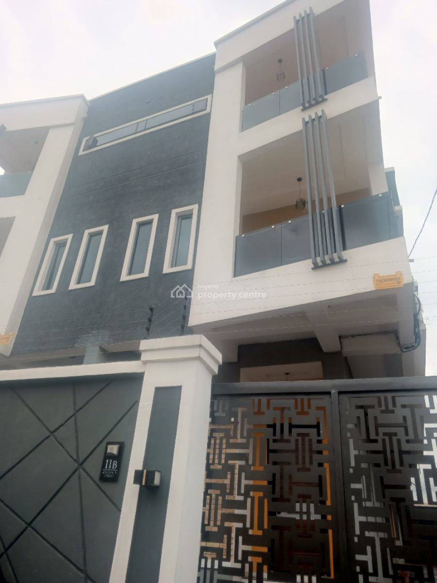Newly 4 Bedrm Semi Detach Duplex+ Bq, in an Estate Environment @ Olowo Ira, Via Omole 2 Ikeja, Omole Phase 2, Ikeja, Lagos, Semi-detached Duplex for Sale