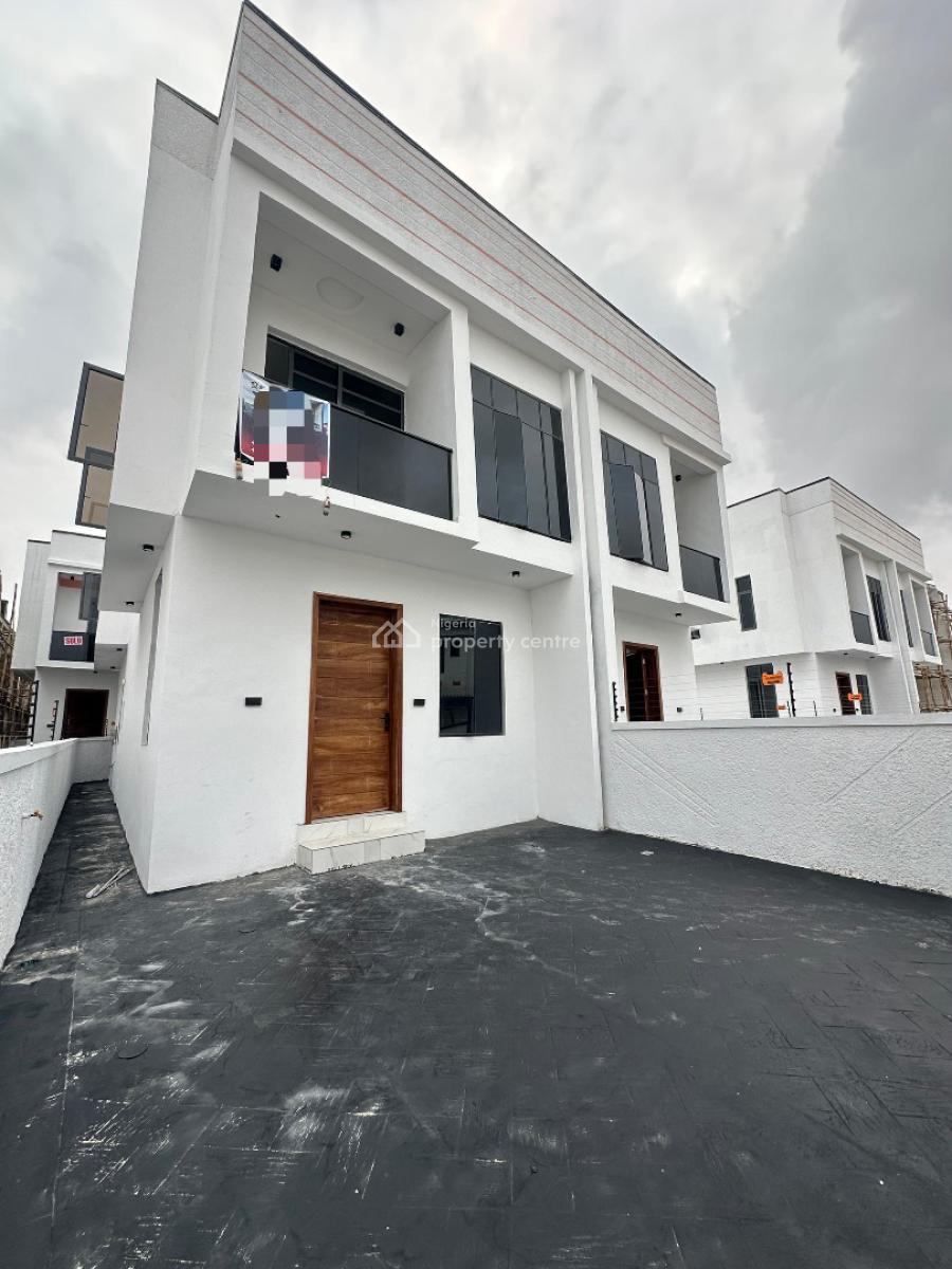 Nearly Finished and Spacious Spacious 4 Bedrooms Semi Detached Duplex, Ikota, Lekki, Lagos, Semi-detached Duplex for Sale