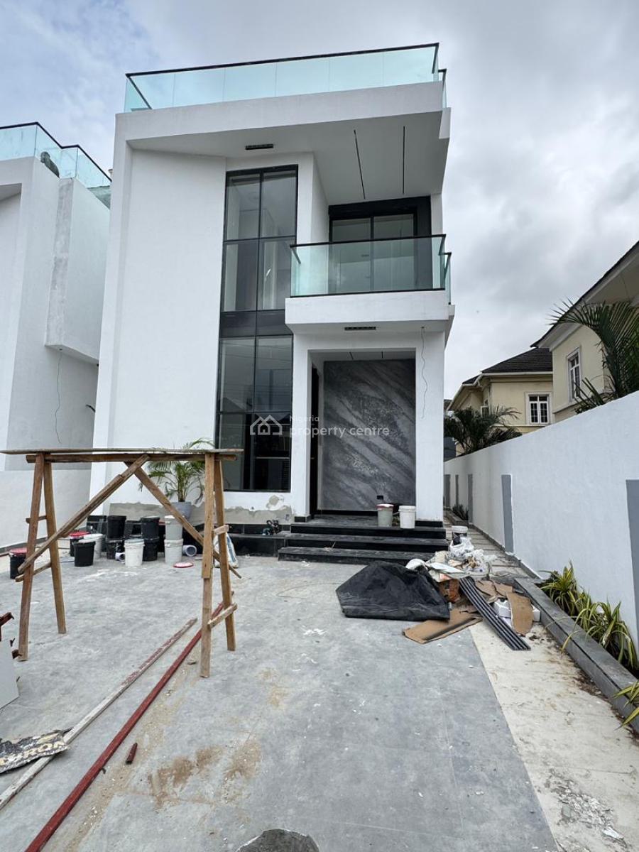 Contemporary 5 Bedroom Detached Duplex with Pool,cinema and Terrace, Chevron, Lekki, Lagos, Detached Duplex for Sale