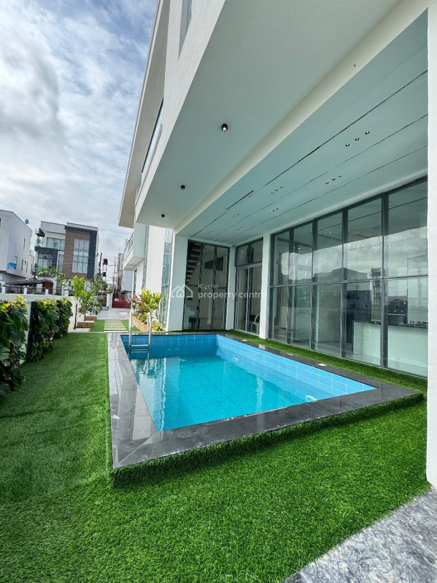 Contemporary 5 Bedroom Luxury Duplex with Pool,cinema,rooftop Terrace, Osapa, Lekki, Lagos, Detached Duplex for Sale