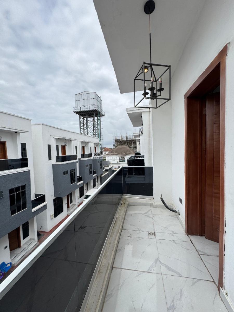 Stylish 4 Bedroom Terrace Duplex on Two Floors with Private Pool& Gym, Chevron, Lekki, Lagos, Terraced Duplex for Sale