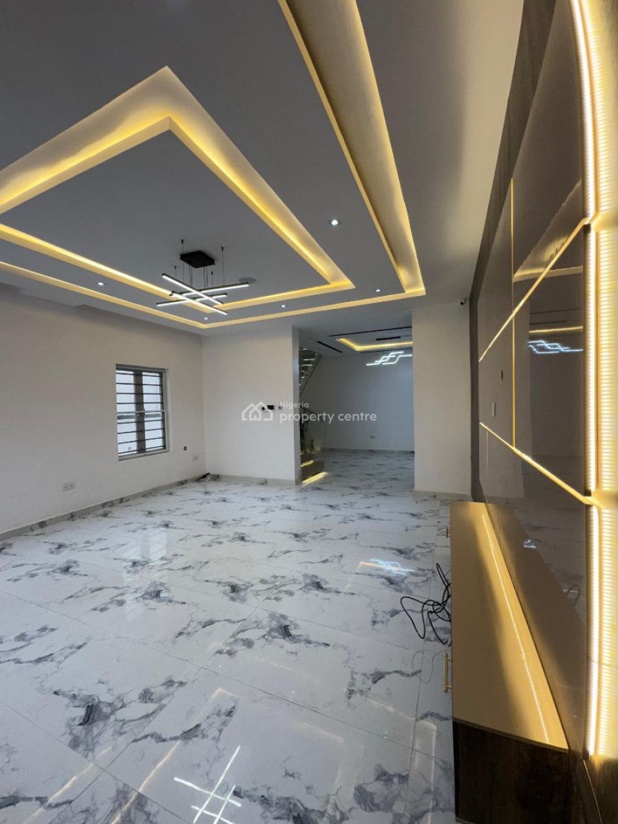 Contemporary 5 Bedroom Detached Duplex with Pool ,cinema and  Terrace, Chevron, Lekki, Lagos, Detached Duplex for Sale