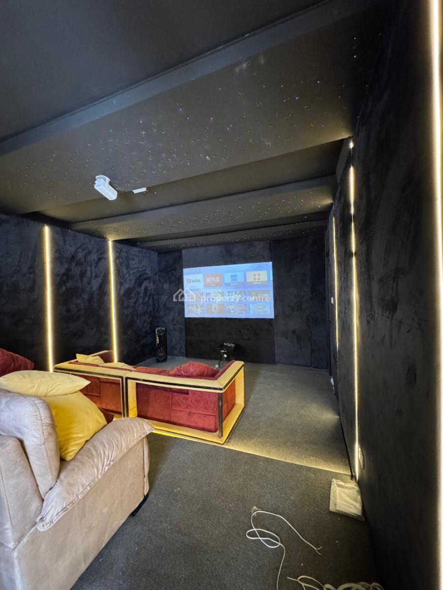 Contemporary 5 Bedroom Detached Duplex with Pool ,cinema and  Terrace, Chevron, Lekki, Lagos, Detached Duplex for Sale