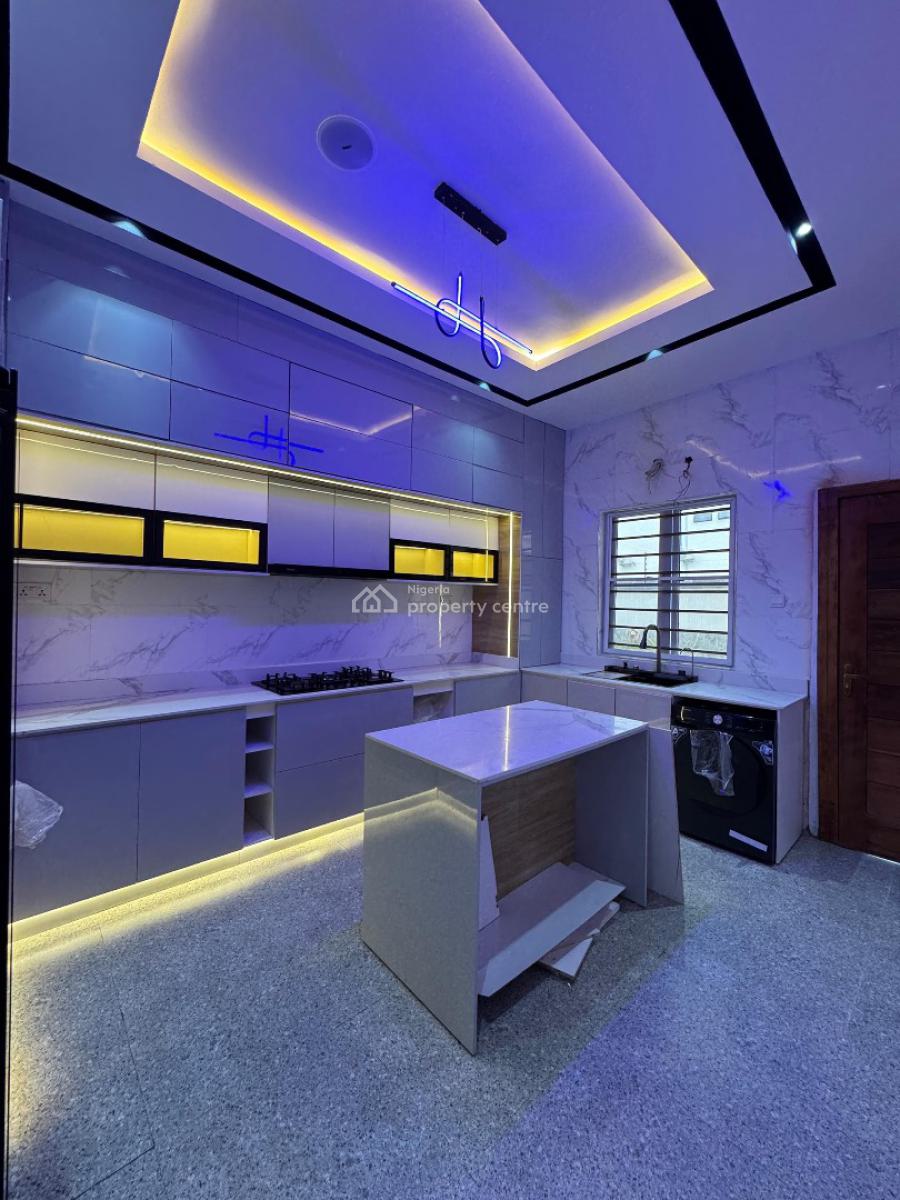 Contemporary 5 Bedroom Detached Duplex with Pool ,cinema and  Terrace, Chevron, Lekki, Lagos, Detached Duplex for Sale