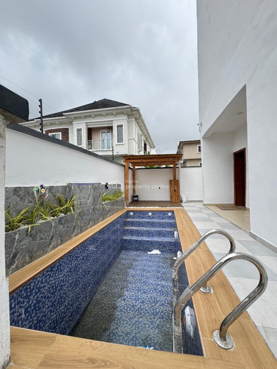 Contemporary 5 Bedroom Detached Duplex with Pool ,cinema and  Terrace, Chevron, Lekki, Lagos, Detached Duplex for Sale