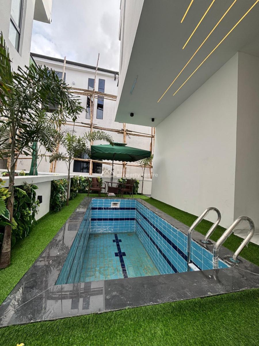 Contemporary 5 Bedroom Luxury Duplex with Pool, Chevron, Lekki, Lagos, Detached Duplex for Sale