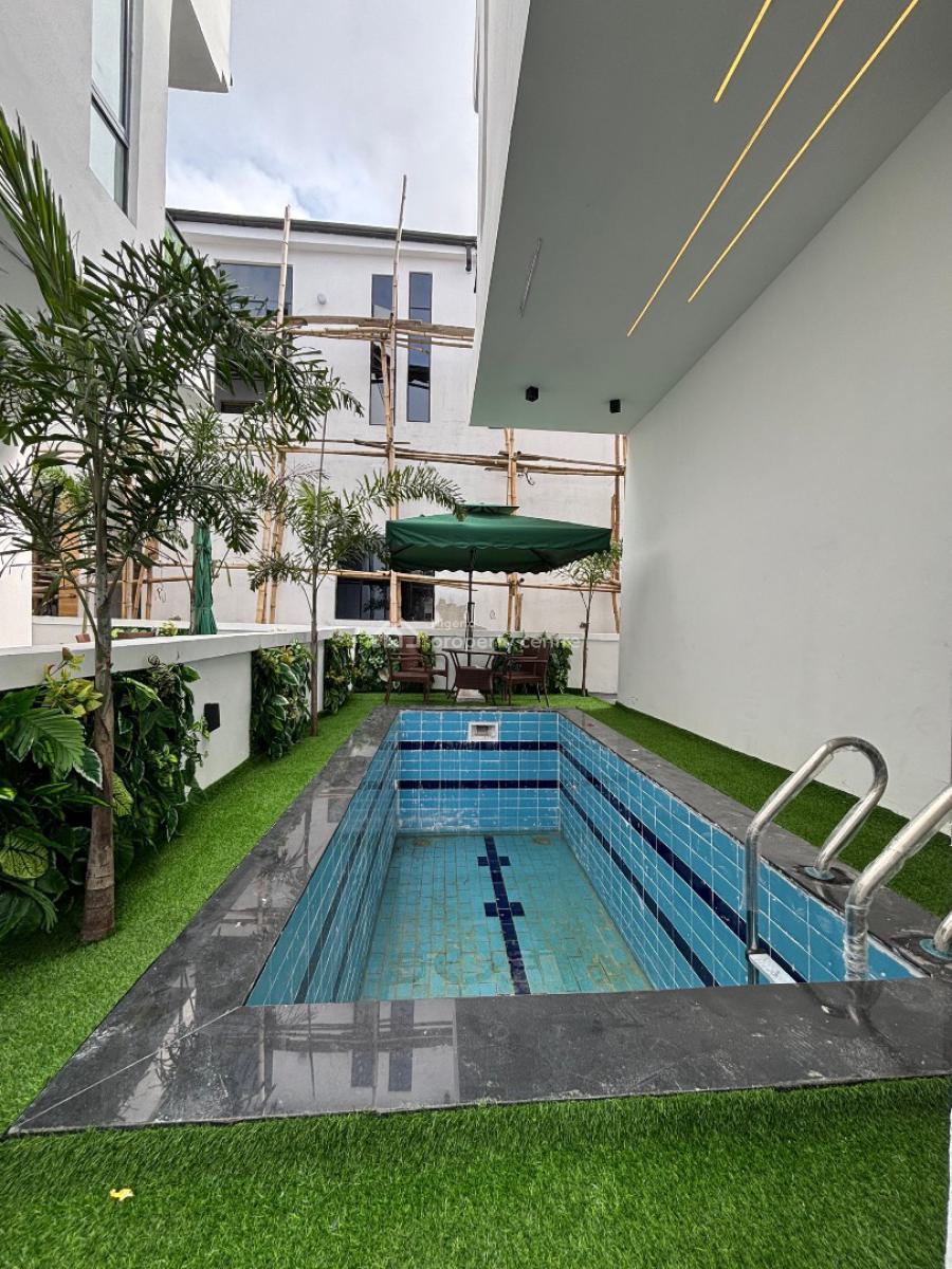Contemporary 5 Bedroom Luxury Duplex with Pool, Chevron, Lekki, Lagos, Detached Duplex for Sale
