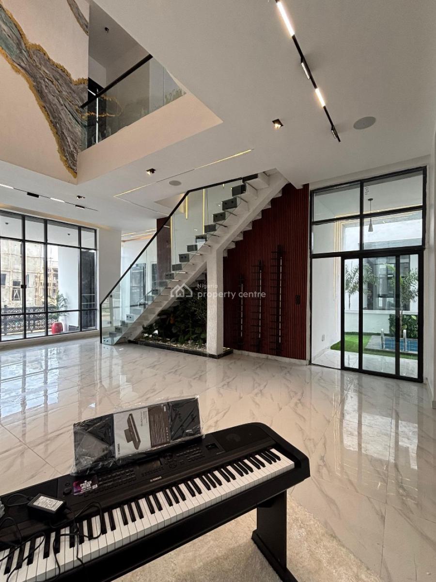 Contemporary 5 Bedroom Luxury Duplex with Pool, Chevron, Lekki, Lagos, Detached Duplex for Sale