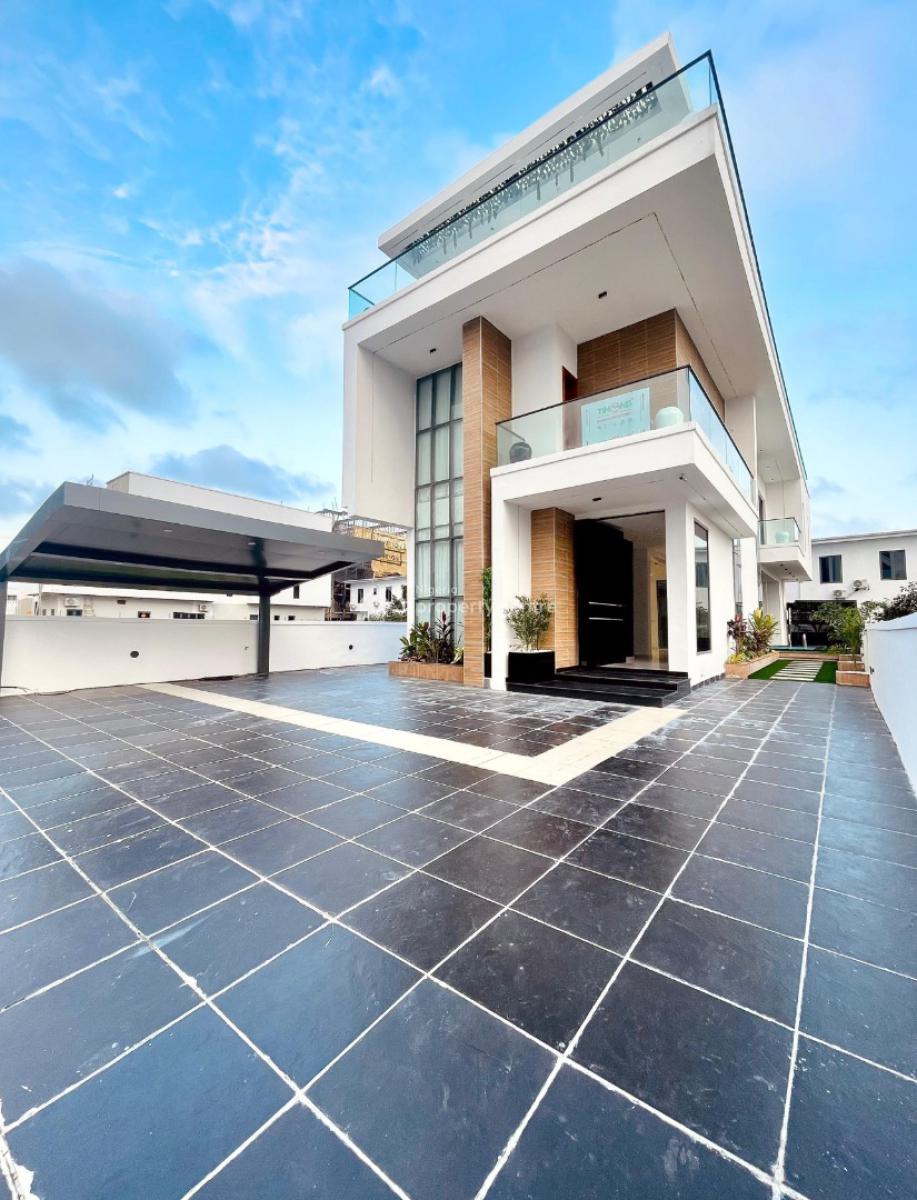 New 5 Bedroom Detached Duplex with Cinema, Osapa Lekki, Osapa, Lekki, Lagos, Detached Duplex for Sale