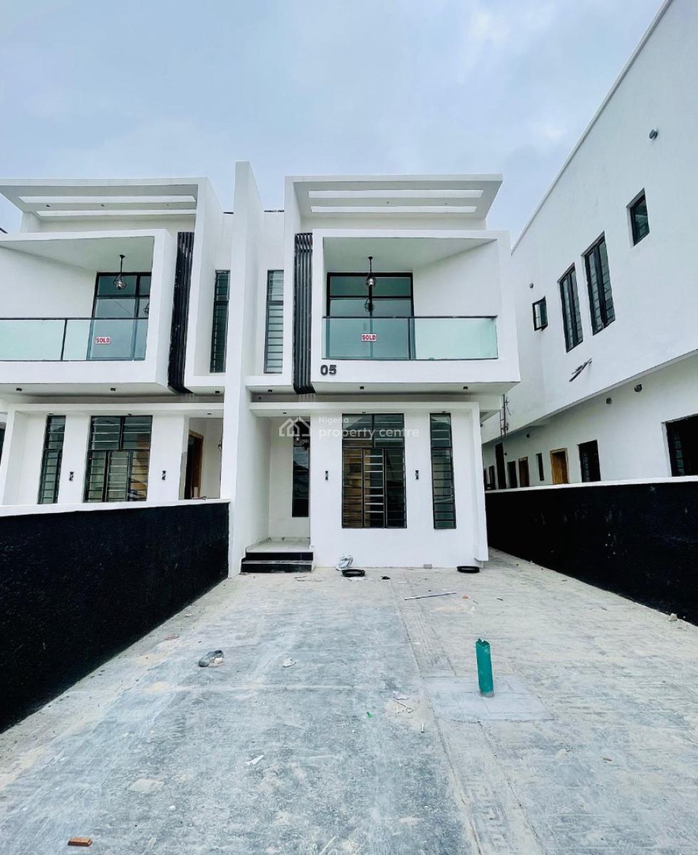 New 4 Bedroom Semi Detached Duplex with Bq, Idado Lekki, Idado, Lekki, Lagos, Semi-detached Duplex for Sale