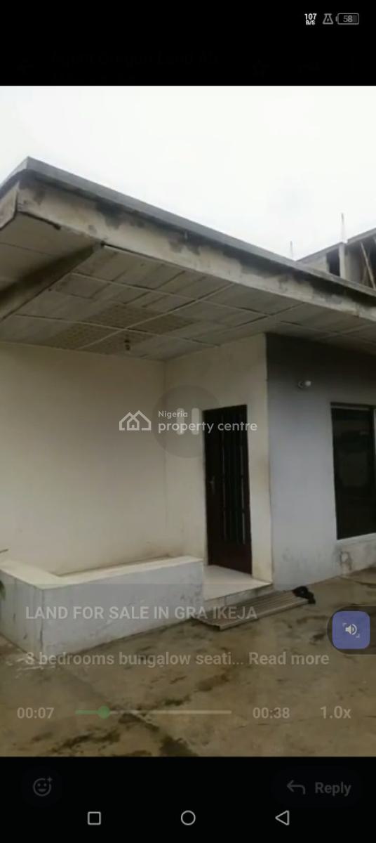Old 3 Bedrooms Bungalow Seating on 435sqm*, Ikeja Gra, Ikeja, Lagos, Detached Bungalow for Sale