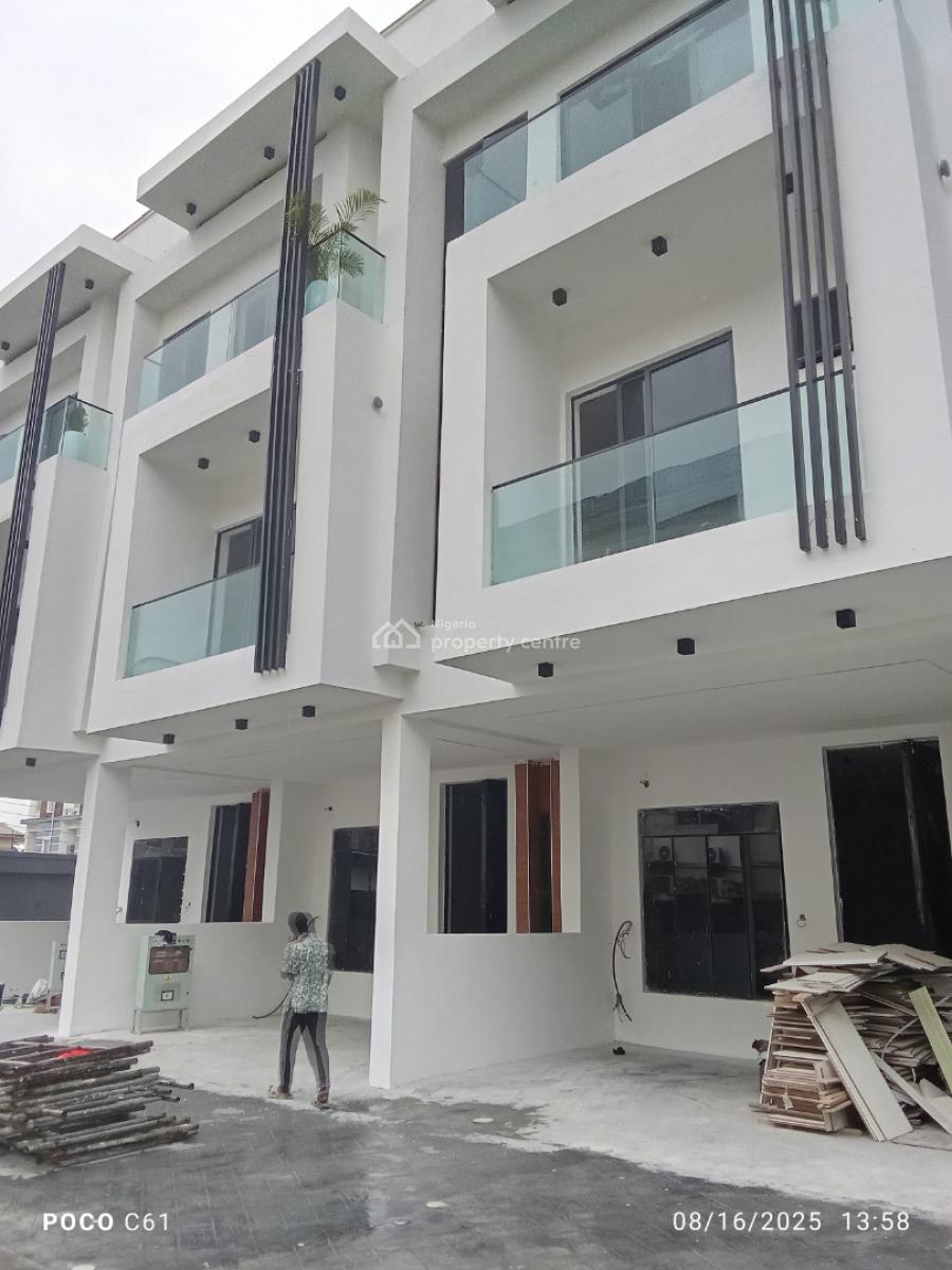 Luxury 4 Bedroom Terrace Maissionate with Swim Pool, Green Area, Osapa London Lekki, Osapa, Lekki, Lagos, Terraced Duplex for Sale