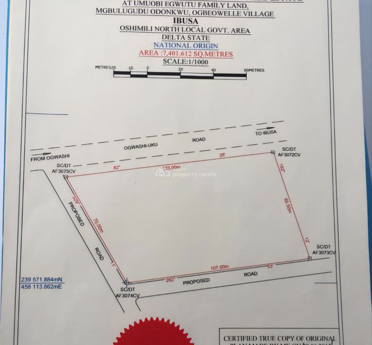 Fresh 3,700sqm Land, Along Ogwashi - Uku Road, Opposite Admiralty University, Ibusa, Oshimili North, Delta, Mixed-use Land Joint Venture