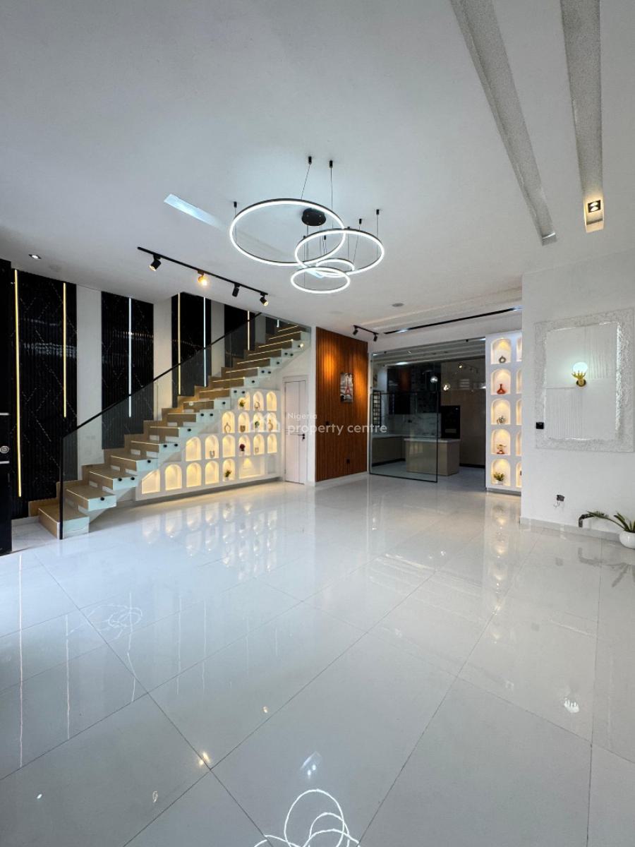 Exquisite 4 Bedroom Detached Duplex with a Bq and Pool, Chevron, Lekki, Lagos, House for Sale