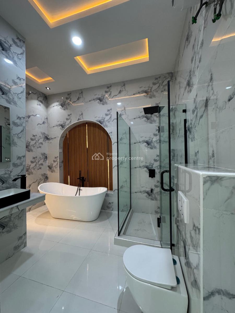 Exquisite 4 Bedroom Detached Duplex with a Bq and Pool, Chevron, Lekki, Lagos, House for Sale