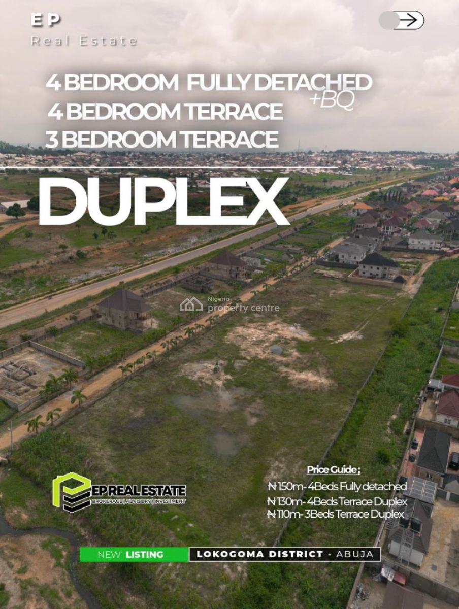 3 Bedroom Terrace with Bq, Lokogoma District, Abuja, House for Sale