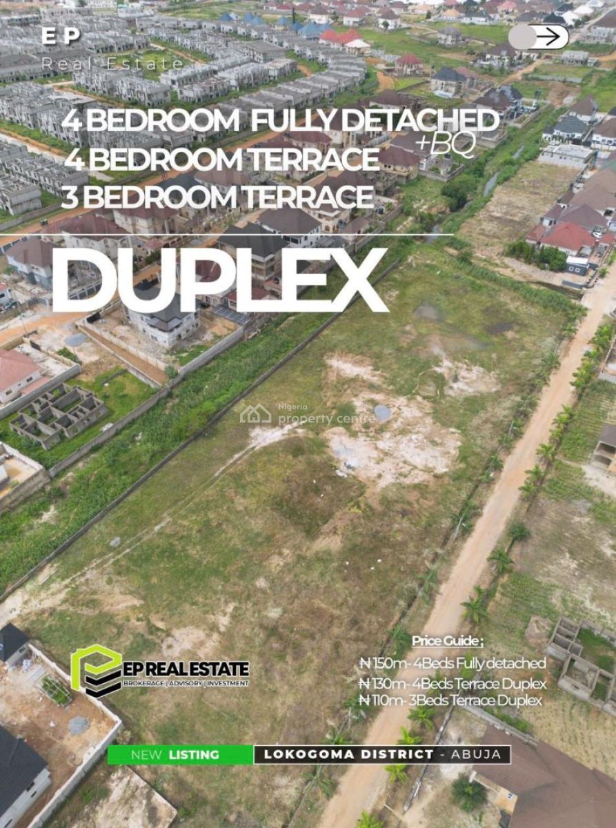 4 Bedroom Detached with Bq, Lokogoma District, Abuja, House for Sale