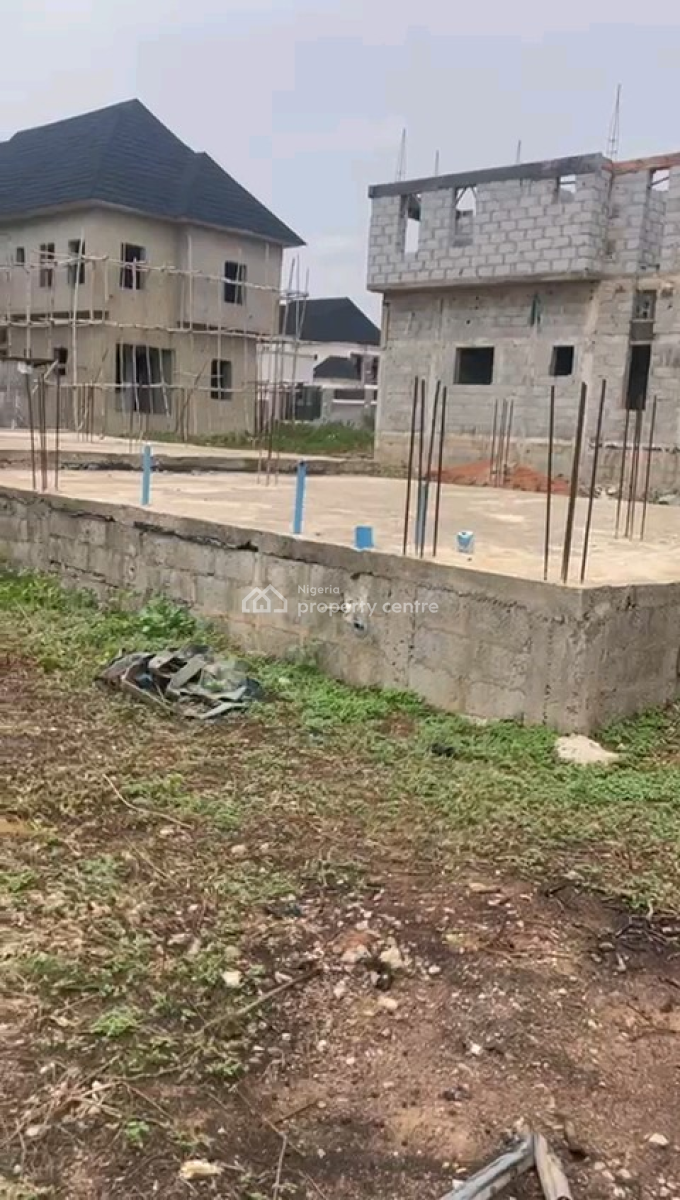 Prime 450sqm Estate Land with Dpc -- Ready for 4 Bedroom Duplex + Bq, Camp David Estate, Gwarimpa Ii, Gwarinpa, Abuja, Land for Sale