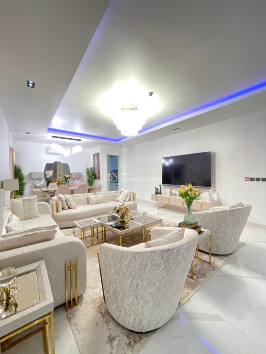 Furnished 3 Bedroom Flat with a Pool , Gym , Elevator and a Bq, Ikoyi, Lagos, Block of Flats for Sale