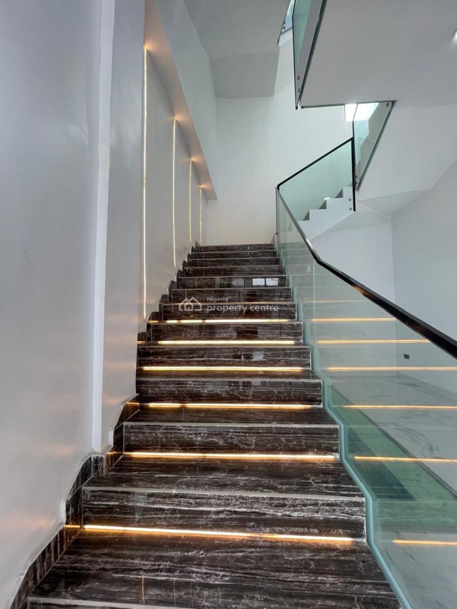 State of The Art Automated 5 Bedroom Fully Detached Duplex with Bq, See Through Elevator, Cinema, Gym Space, 3 Living Room,rooftop Terrace, Osapa, Lekki, Lagos, Detached Duplex for Sale